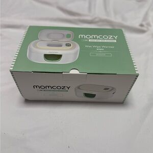 Momcozy Wet Wipe Warmer - Green and White